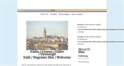 Desktop Screenshot of celticstudiescongress.org